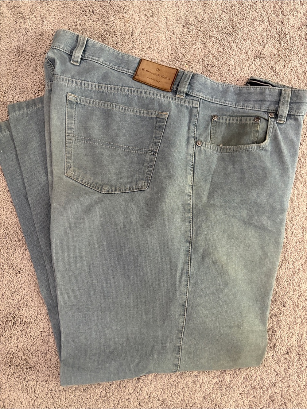 Ermeneglido Zegna Light Blue Men’s Jeans 42